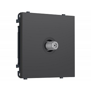 MS913050 Комплект механизма TV розетки SAT SIGMA Графит Мягкое касание 5-2400MHz 3.5dB QUANT PRO (SP9130, PR215)