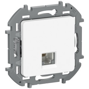 IEKINSPIRIA Розетка телефонная RJ11 6738201 белый IEK