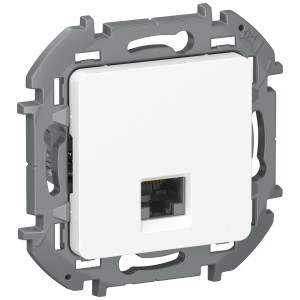 IEKINSPIRIA Розетка компьютерная RJ45 категория 6 UTP 6738301 белый IEK