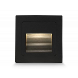 ST8212 BK черный IP65 LED 3000K 3W 84*84*46