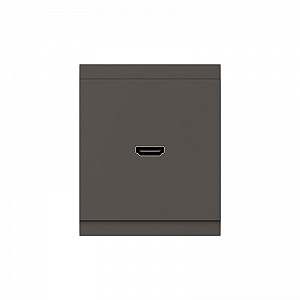 Розетка SETE HDMI с/у графит IP20/IP44 KRANZ