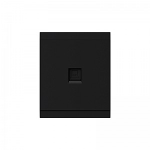 Розетка SETE компьютерная RJ45 кат6 с/у антрацит IP20/IP44 KRANZ