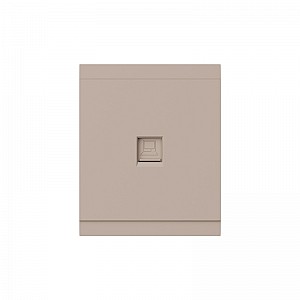 Розетка SETE компьютерная RJ45 кат6 с/у кашемир IP20/IP44 KRANZ