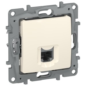 IEKETIKA Розетка компьютерная RJ45 категория 6 UTP 6723531 слоновая кость IEK