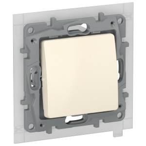 IEKETIKA Переключатель 1-клавишный схема 6 10АХ IP44 безвинтовые зажимы 6723071 слоновая кость IEK