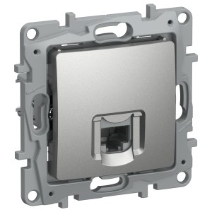 IEKETIKA Розетка компьютерная RJ45 категория 6 UTP 6724531 алюминий IEK