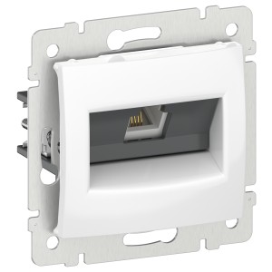 IEKVALENA Розетка телефонная RJ11 6942741 белый IEK