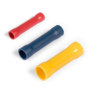 ГСИ 2.5 серия EasyFix (100шт) Гильза соединительная изолированная (Соединение встык медных проводов сечениями от 1.0 до 2.5 мм² методом опрессовки)