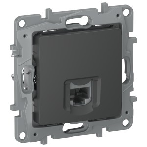 IEKETIKA Розетка компьютерная RJ45 категория 5Е UTP 6712411 графит IEK