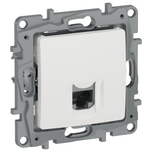 IEKETIKA Розетка компьютерная RJ45 категория 5Е UTP 6710411 молочный IEK
