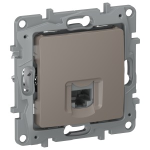 IEKETIKA Розетка компьютерная RJ45 категория 5Е UTP 6714411 капучино IEK