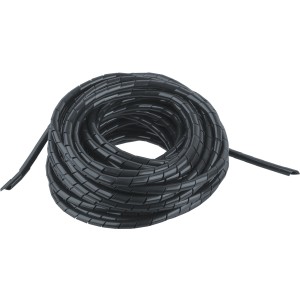 Бандаж кабельный Navigator 74 029 NCB-10-10-BL спиральный D10мм чёрный (10м)