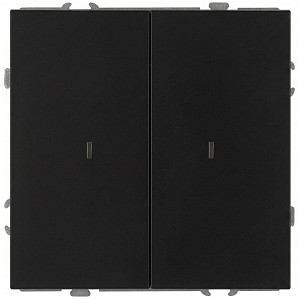 15-1105-05 Выключатель ЭРА Galaxy 15-1105-05 двойной с подсветкой 10АХ-250В IP20 антрацит