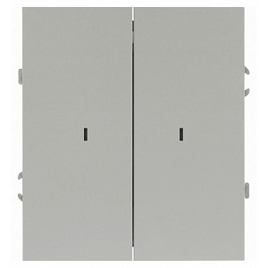 16-1105-03 Выключатель ЭРА Arktik 16-1105-03 двойной с подсветкой 10АХ-250В алюминий