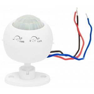 MD 26 Датчик движения ЭРА MD 26 ИК 1200Вт поворотный гориз 360° верт 170° 8м настр 10-2000лк IP20