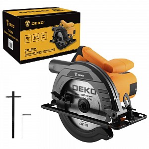 Дисковая (циркулярная) пила DEKO CS1100DK, 1100Вт, 165мм диск