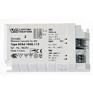 VS ECXe ComfLine 1050.113 DIM (L,C) 18-36V/38W 96x50x31,5 мм - драйвер для светодиодов