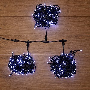 Гирлянда LED ClipLight 24V, 3 нити по 20 м, свечение с динамикой, цвет диодов Белый
