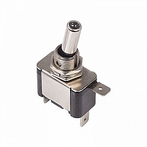 Тумблер 12В 20А (3c) вкл-выкл однополюсный с синей подсветкой (ASW-07D) REXANT