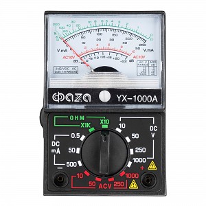 Мультиметры Аналоговые / Мультиметр ФАZА аналоговый YX-1000A (5000537)