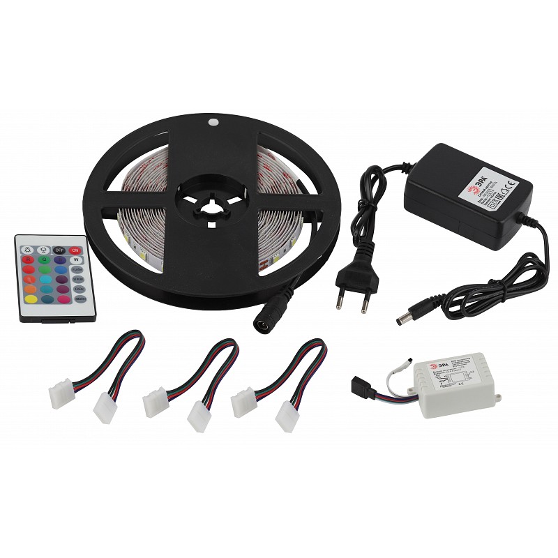 5050kit-14,4-60-12-IP20-RGB-5m Комплект светодиодной ленты ЭРА
