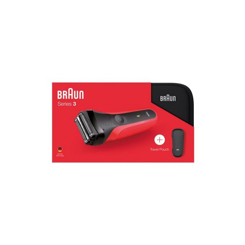 81645101 Электрическая бритва Braun S3 300TS Red с чехлом тип 5408 ...