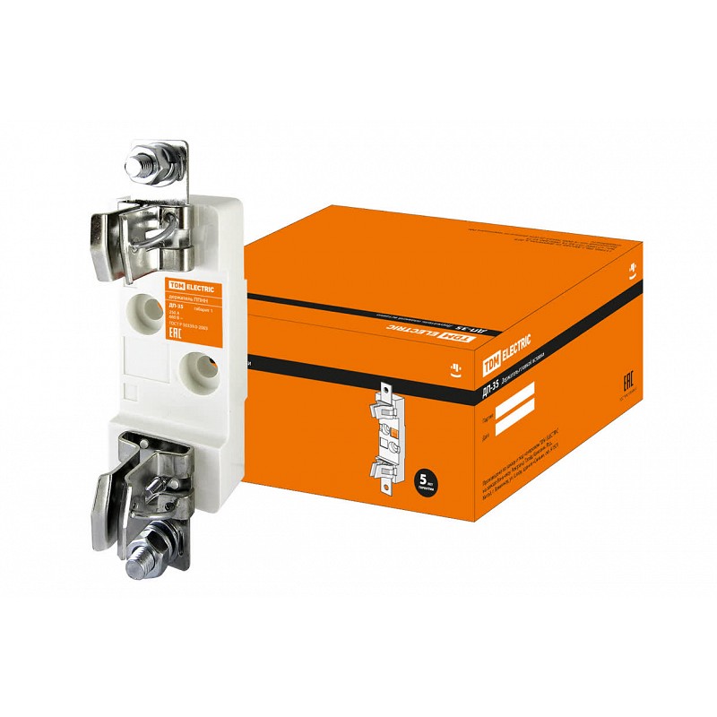 Держатель плавкой вставки ДП-35, габарит 1, 250А TDM, Navigator, Онлайт