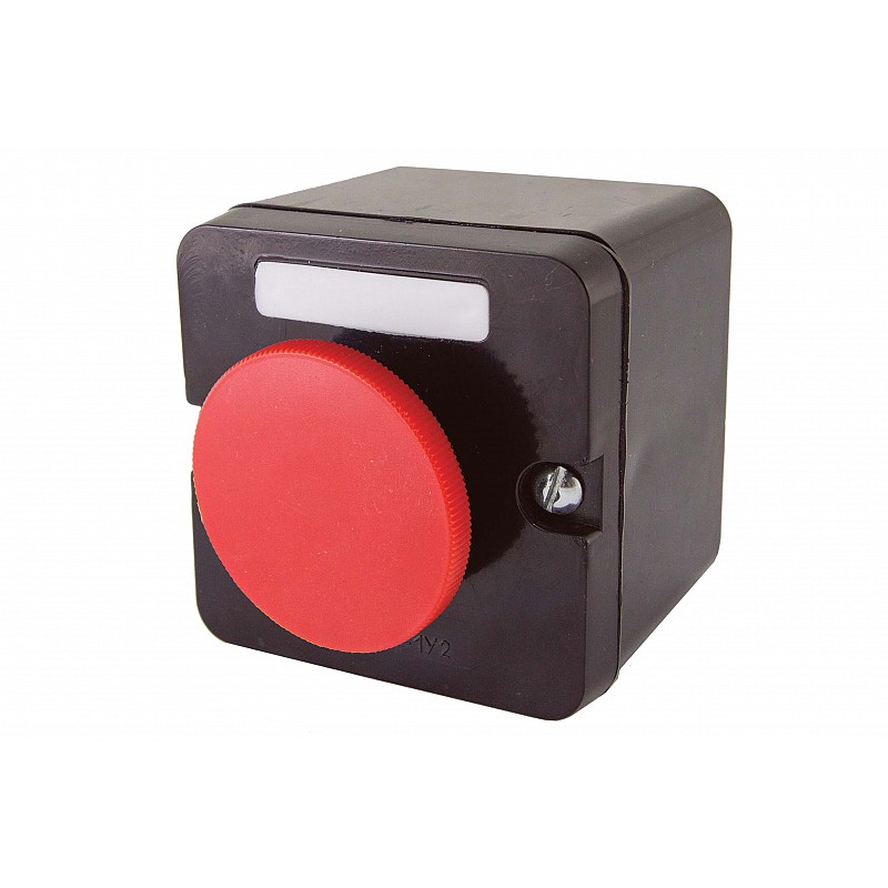 Пост кнопочный ПКЕ 222-1 У2, красный гриб, IP54 TDM, Navigator, Онлайт