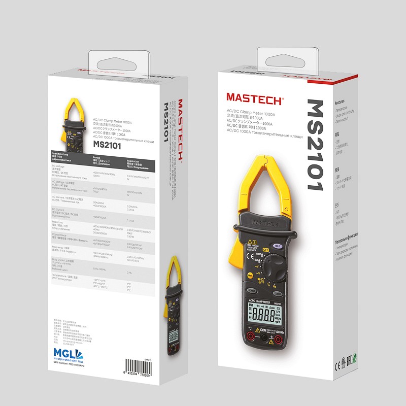 Токовые клещи MS2101 MASTECH / Измерительные приборы и инструмент ...