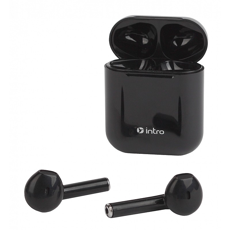 G0017684 Intro BI1600 Bluetooth-гарнитура сенсорная ultra slim с зар кейсом черная цена за 1 шт 62600₽
