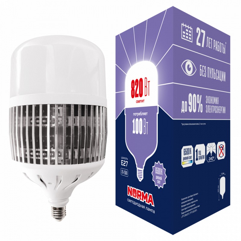 Лампы светодиодные Volpe LED-M80-100W/6500K/E27/FR/NR, Navigator, Онлайт