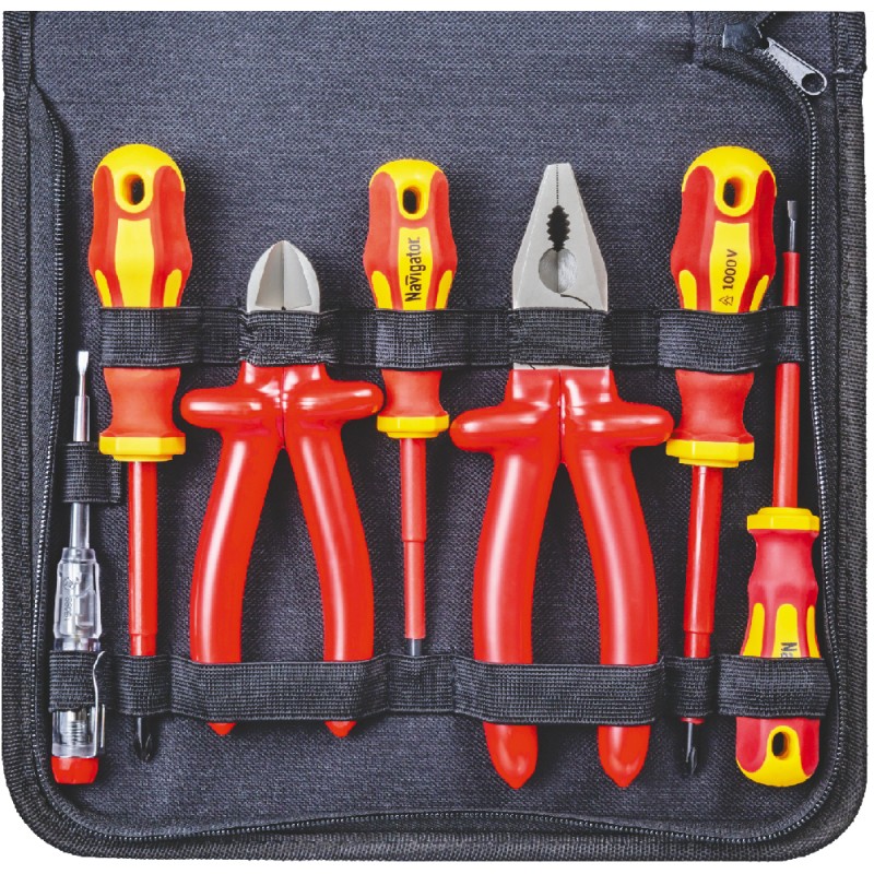 набор изолированного инструмента квт нии-01 (9шт) (ед. диэлектр. Navigator набор инструмента nht-ind04-h11 (диэлектрические, 11 шт) 93433. навигатор инструмент. Navigator инструмент.