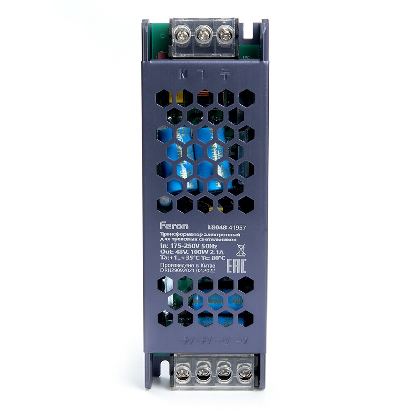 Трансформатор электронный для трековых светильников 100W 48V