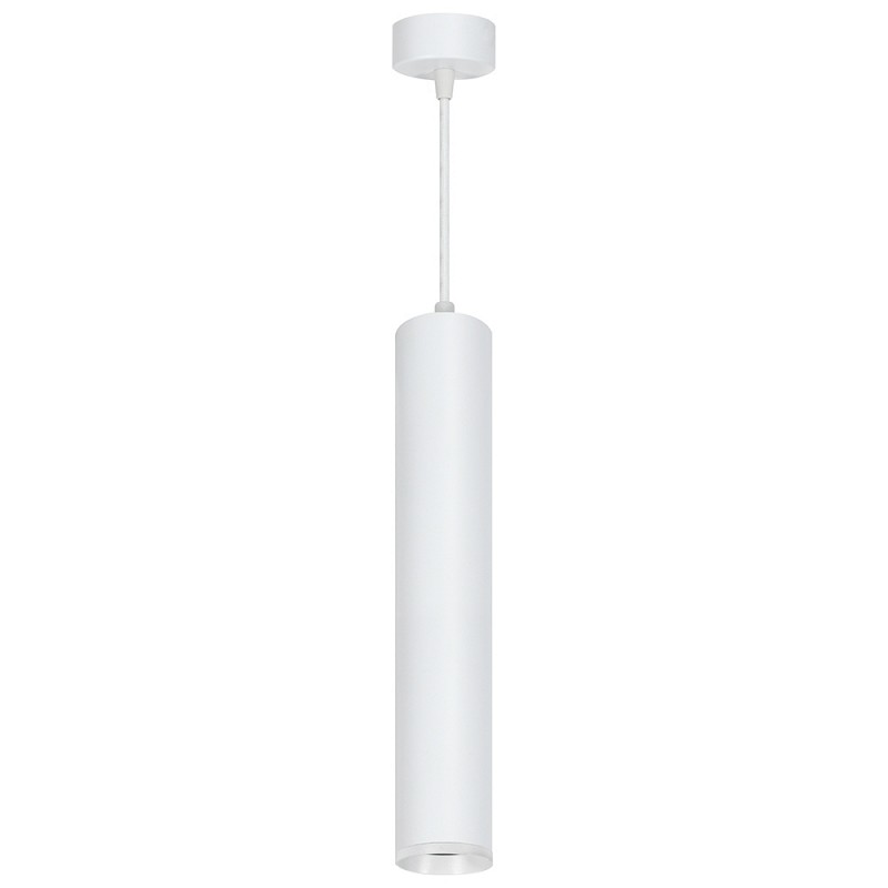 Светильник потолочный на подвесе MR16 35W 230V, белый D55*H280