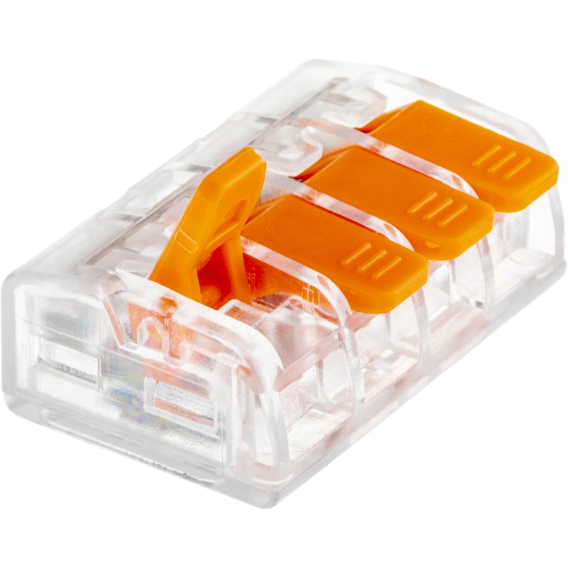 08-2. клеммы соединительные монтажные с рычажком. строительно монтажные клеммы смк 222-243. строительно-монтажная клемма смк 222-412 iek. 221-413 клеммы wago (3х4,0мм2 с рычажком) уп.