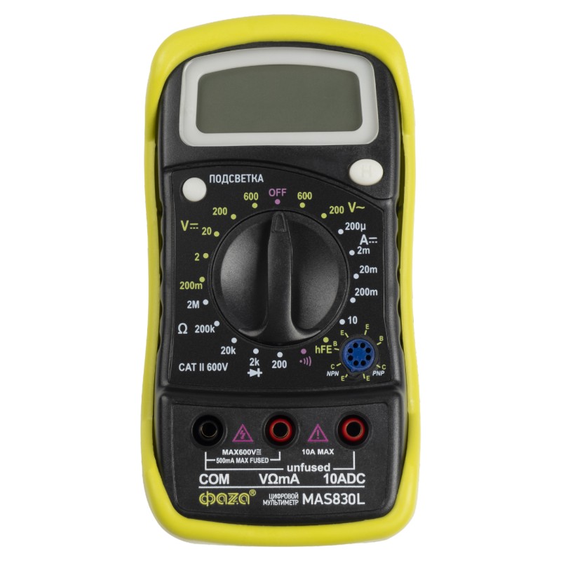Цифровые мультиметры / Мультиметр ФАZА цифровой MAS838L (5000513 ...