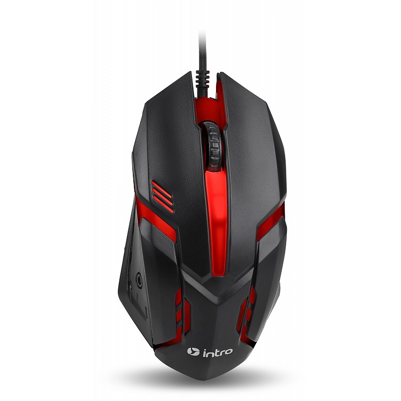 Игровая мышь Intro MG250 проводная 1000dpi черного цвета, NoDataYet ...