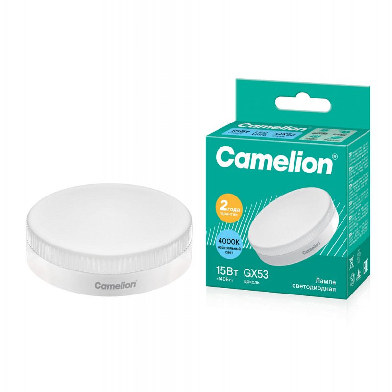 Camelion LED15-GX53/845/GX53 (Эл.лампа светодиодная 15Вт 220В)