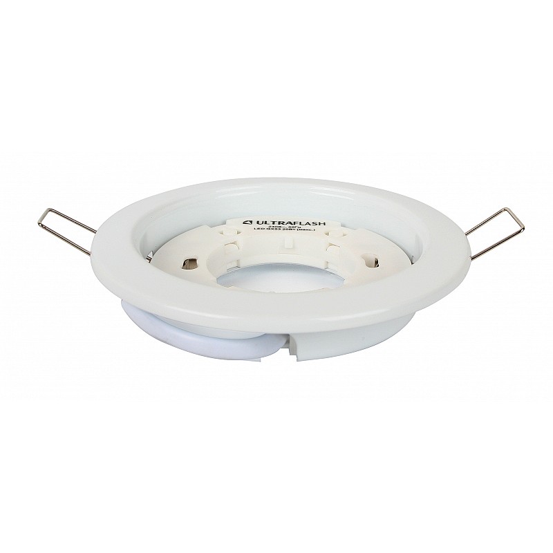 Ultraflash GX-53-01 (Металл. встраиваемый св-к, белый, 220В)