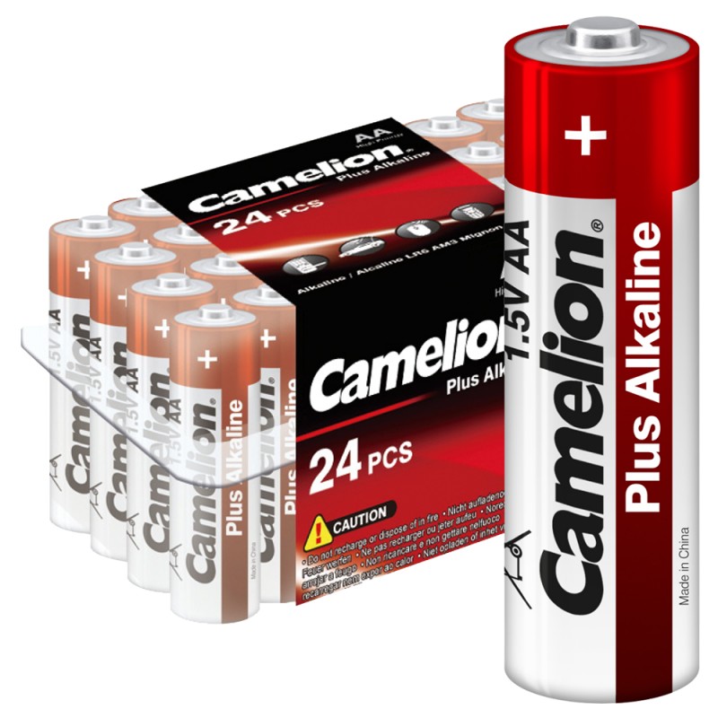 Camelion Plus Alkaline LR6 PB-24 (LR6-PB24, пальчиковая батарейка