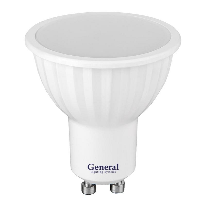 Лампа Светодиодная General GLDEN-MR16-10-230-GU10-6500 1/10/100