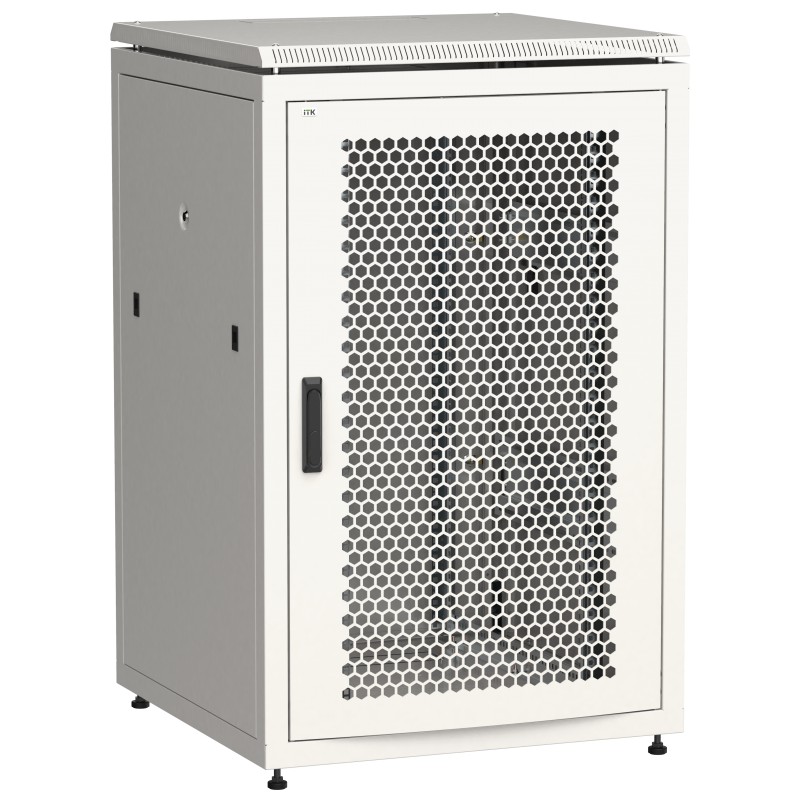 ITK LINEA N Шкаф сетевой 19" 24U 800х800мм перфорированная передняя