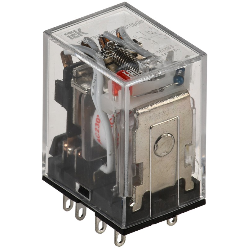 Реле РЭК78/4 с индикацией 3А 220В AC IEK