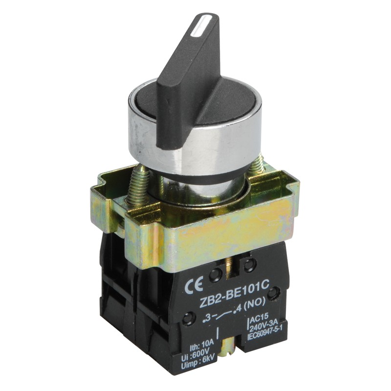 Переключатель LAY5-BJ33 3 положения "I-0-II" длинная ручка 2NO IEK