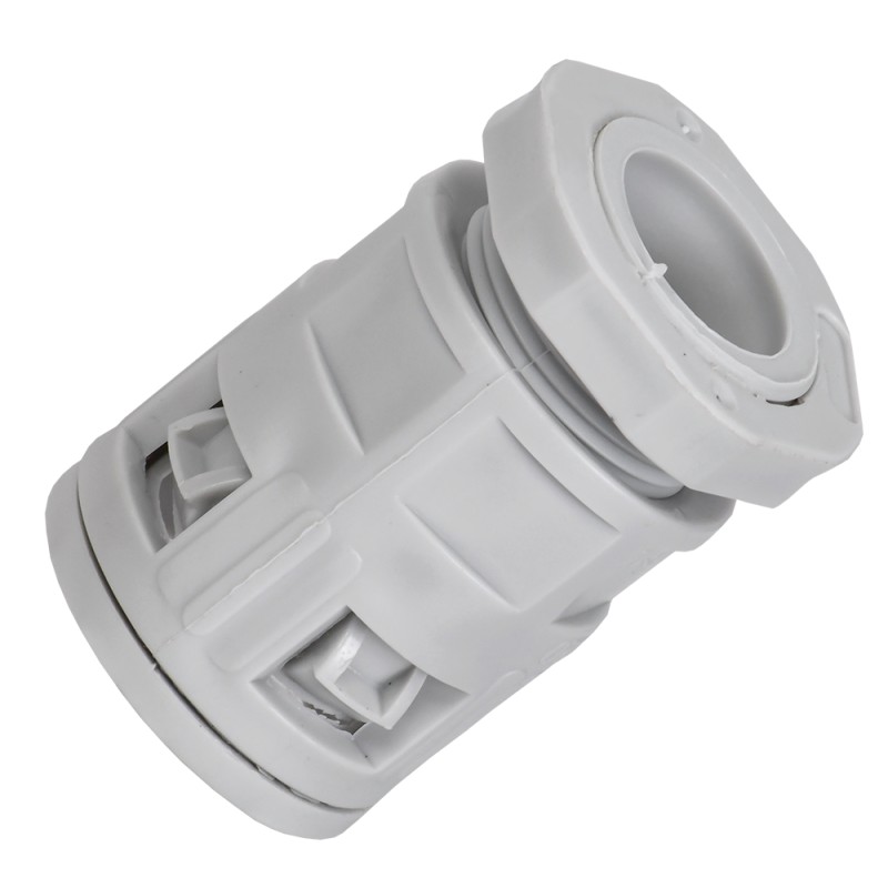 ELASTA Муфта вводная для гофрированных труб MVN16 IP40 серая IEK
