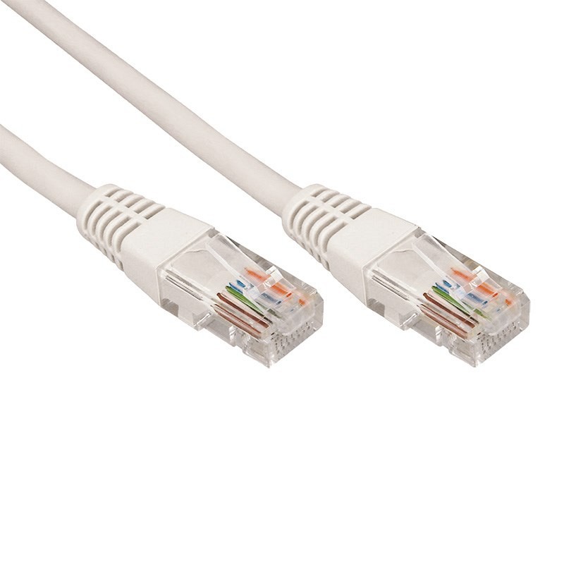 Шнур коммутационный патч-корд U/UTP RJ45-RJ45 CAT 5e, PVC, серый,