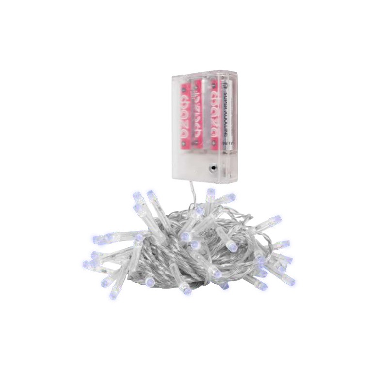 Гирлянды и Аксессуары / Гирлянда DC-G01-80W, 80 бел. LED, 7.8 м., 8