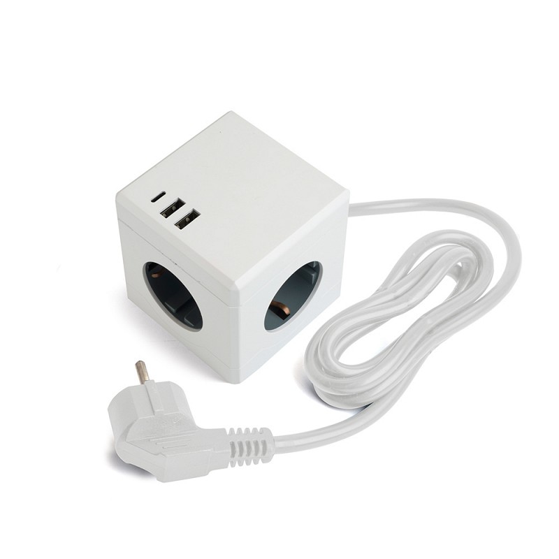 Удлинитель 3-местный c/з , 3x1мм2, 1.5м, серия Comfort, HM10-41-01,