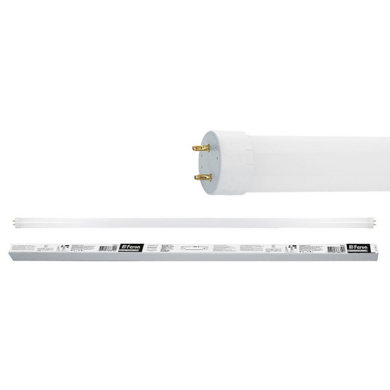 Лампа светодиодная, (36W) 230V G13 6400K T8, 1,2м, LB-215