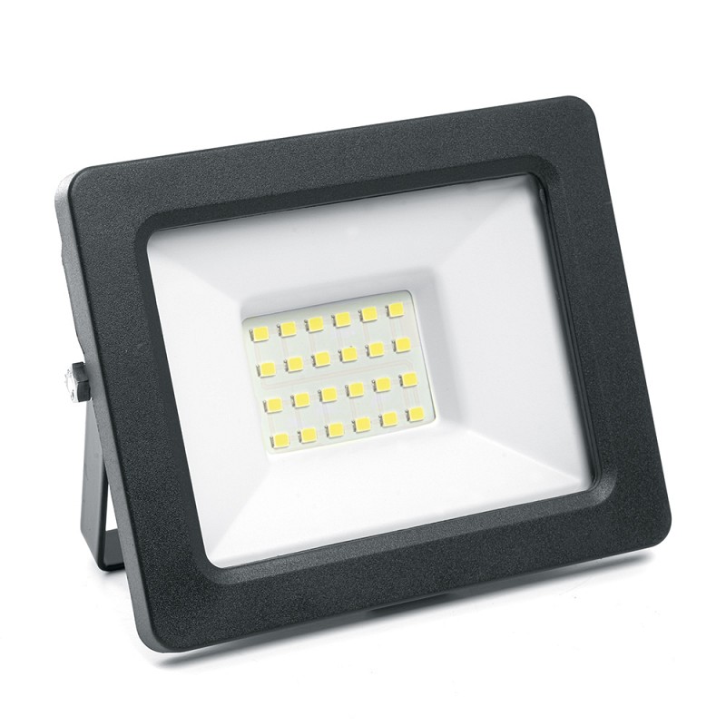 Прожектор светодиодный SAFFIT SFL90-30, 30W 4000K, IP65, черный, 55076